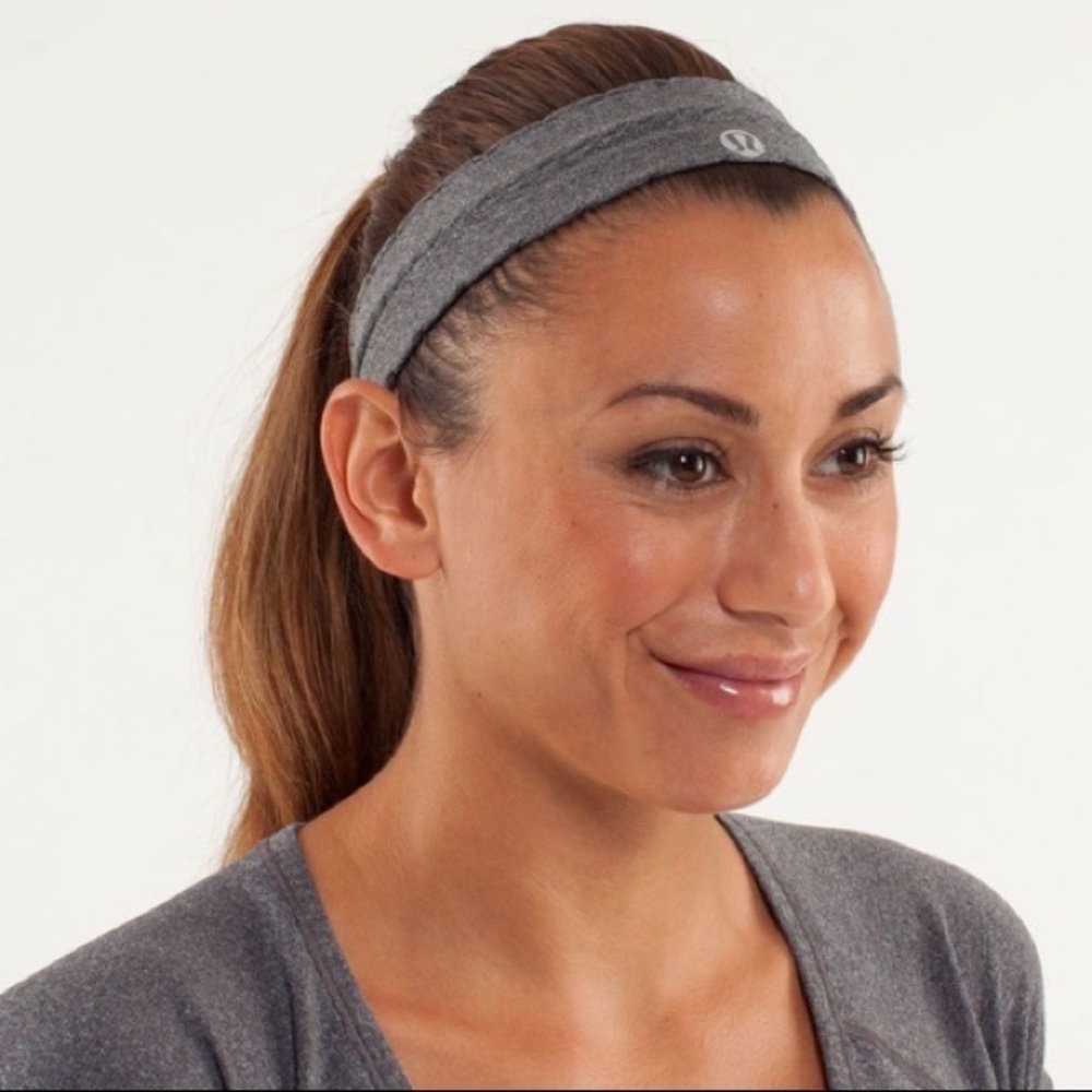 Thin Gray Lululemon headband